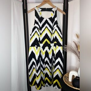 3/$10 INC International Concepts yellow knee-length dress